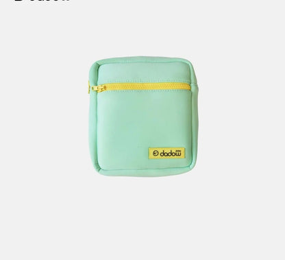 Mint blue dog walking waist bag product view